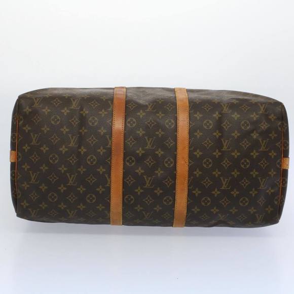LOUIS VUITTON Monogram Keepall Bandouliere 55 Boston Bag M41414 LV Auth 58561 - Picture 10 of 16